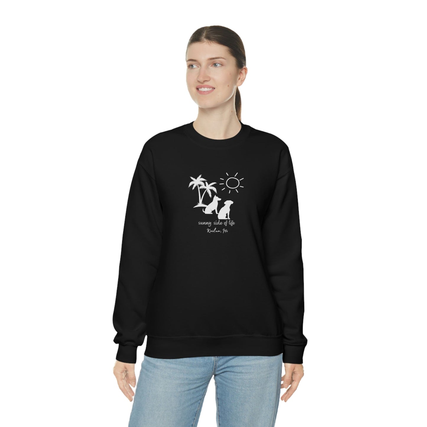 Dog Sunny Side Crewneck Sweatshirt - Global Village Kailua Boutique