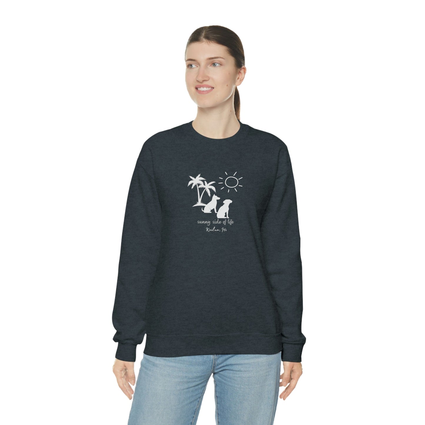 Dog Sunny Side Crewneck Sweatshirt - Global Village Kailua Boutique