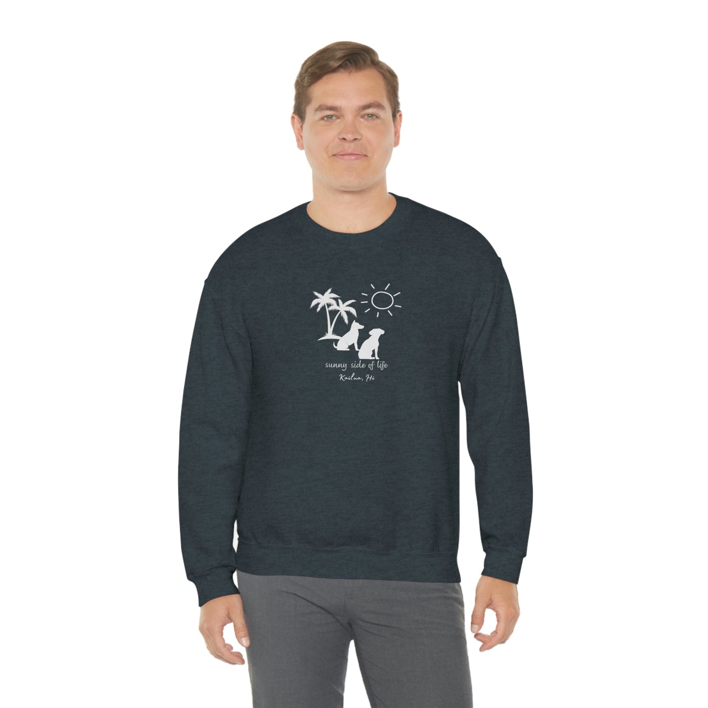 Dog Sunny Side Crewneck Sweatshirt - Global Village Kailua Boutique