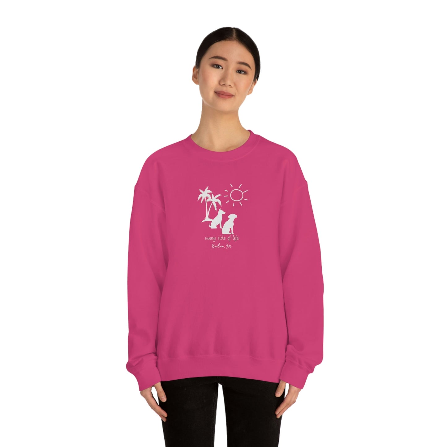 Dog Sunny Side Crewneck Sweatshirt - Global Village Kailua Boutique