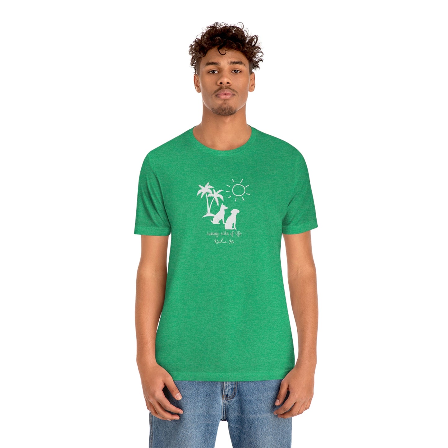 Dog Sunny Side Unisex Jersey Tee - Global Village Kailua Boutique