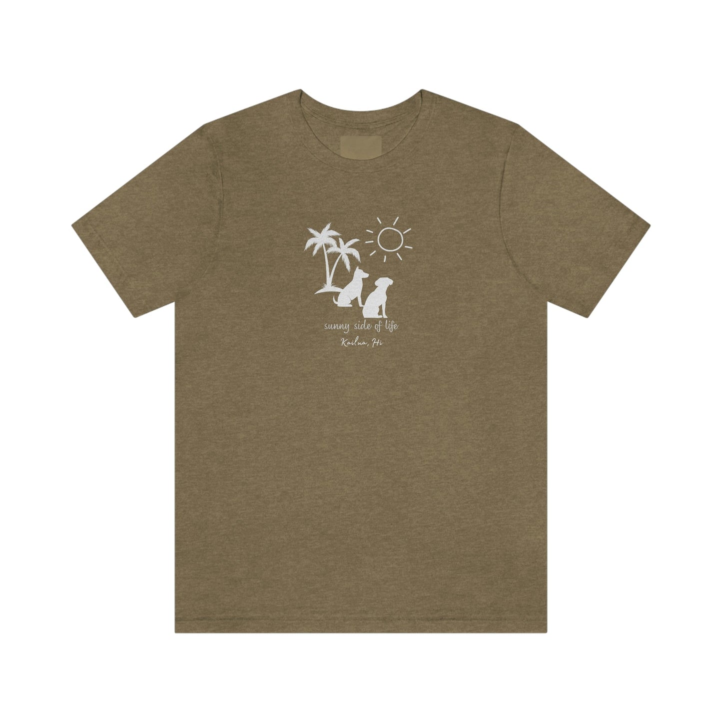 Dog Sunny Side Unisex Jersey Tee - Global Village Kailua Boutique