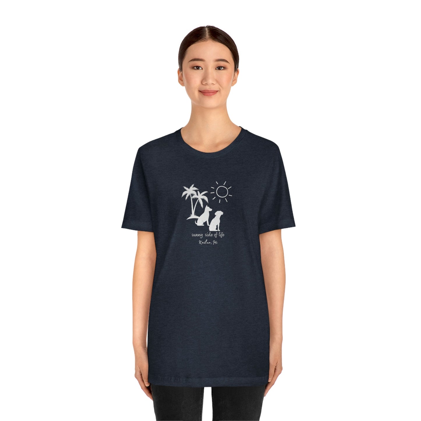 Dog Sunny Side Unisex Jersey Tee - Global Village Kailua Boutique