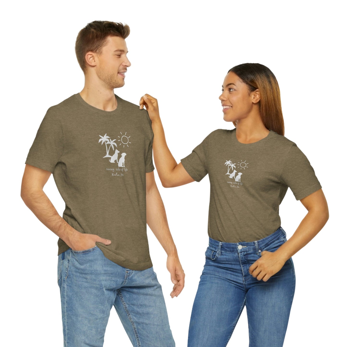 Dog Sunny Side Unisex Jersey Tee - Global Village Kailua Boutique