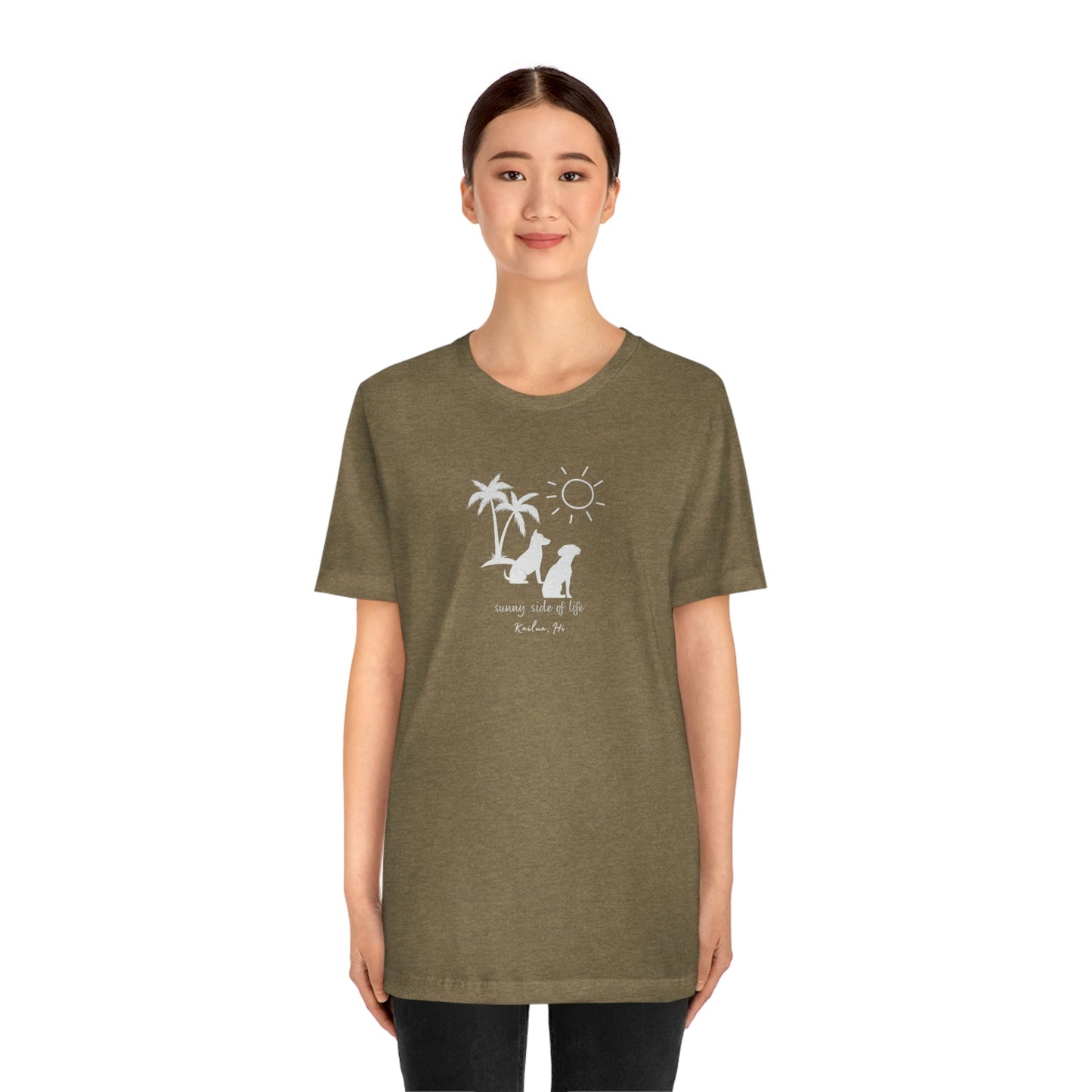 Dog Sunny Side Unisex Jersey Tee - Global Village Kailua Boutique