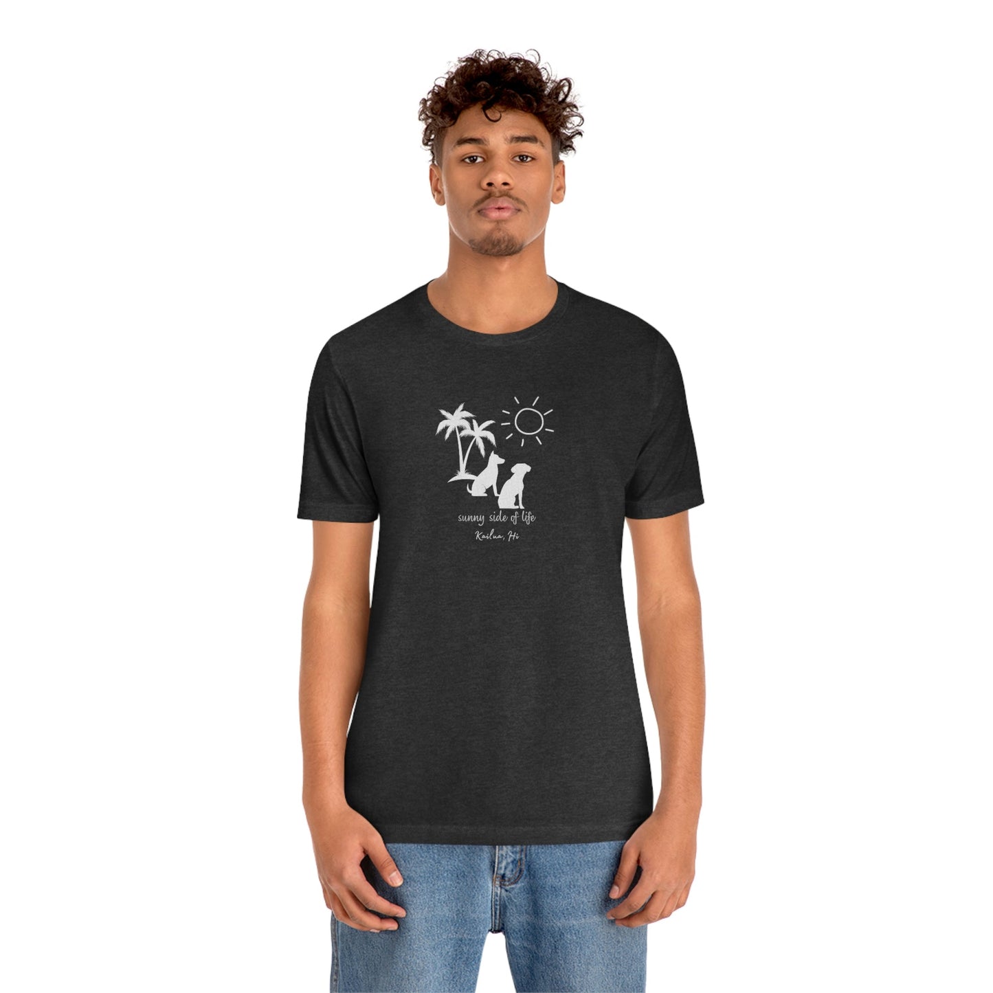 Dog Sunny Side Unisex Jersey Tee - Global Village Kailua Boutique