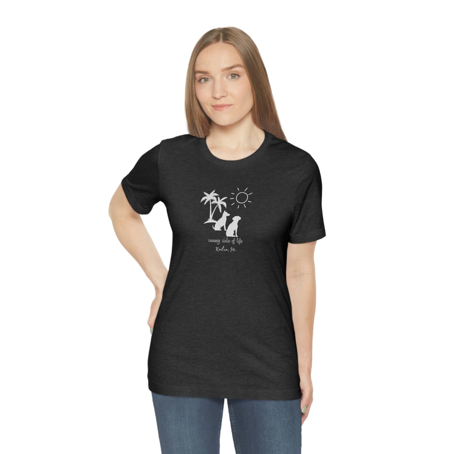 Dog Sunny Side Unisex Jersey Tee - Global Village Kailua Boutique