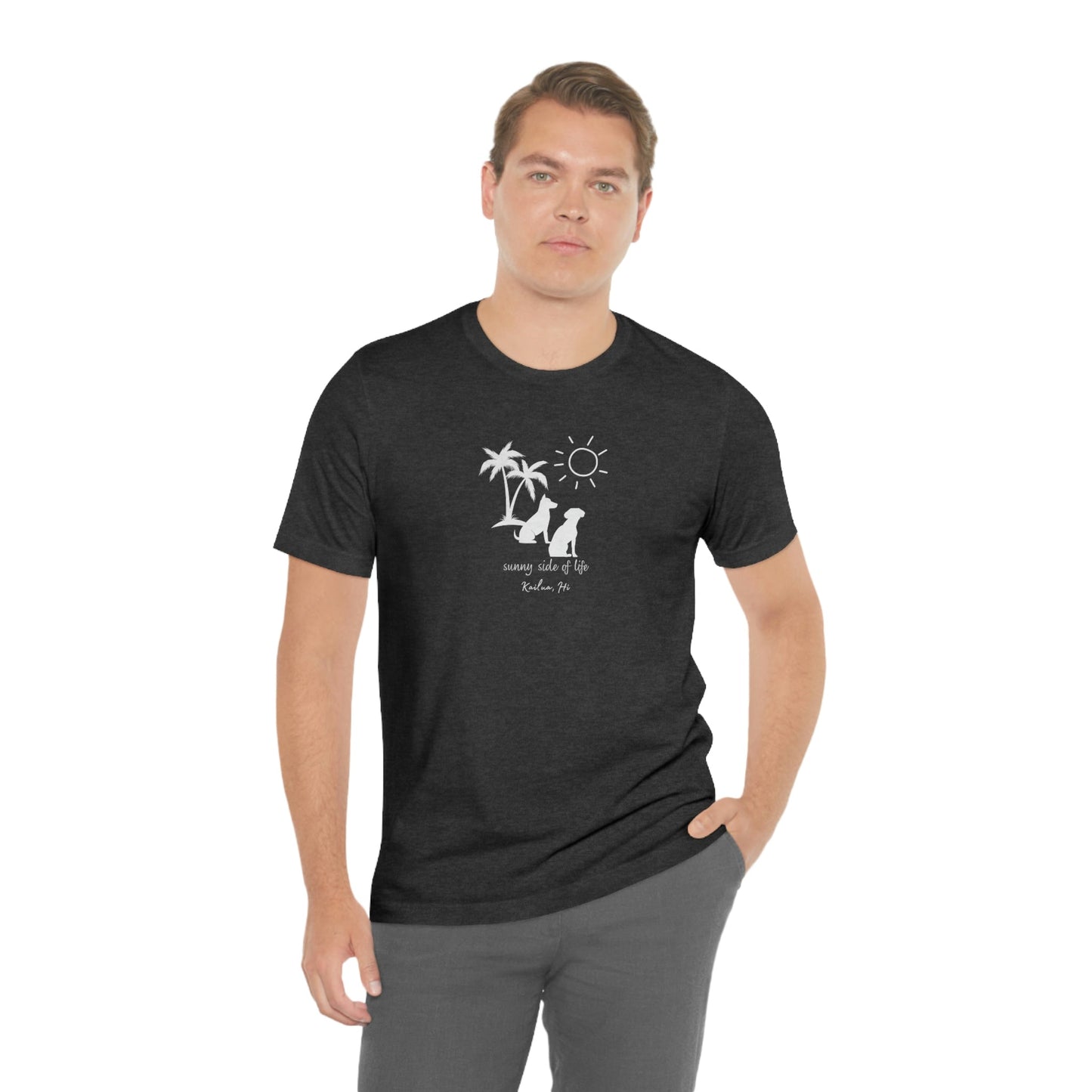 Dog Sunny Side Unisex Jersey Tee - Global Village Kailua Boutique