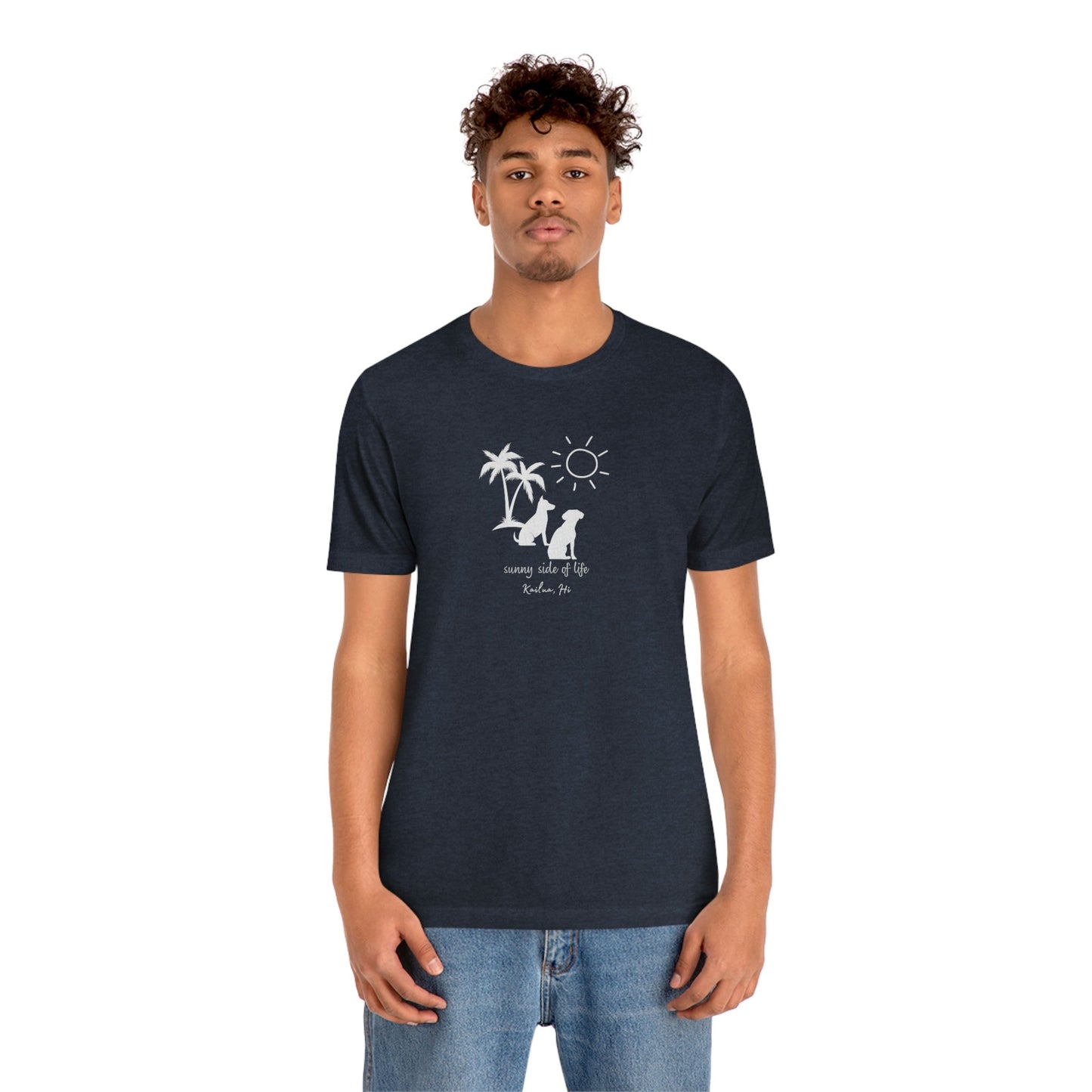 Dog Sunny Side Unisex Jersey Tee - Global Village Kailua Boutique