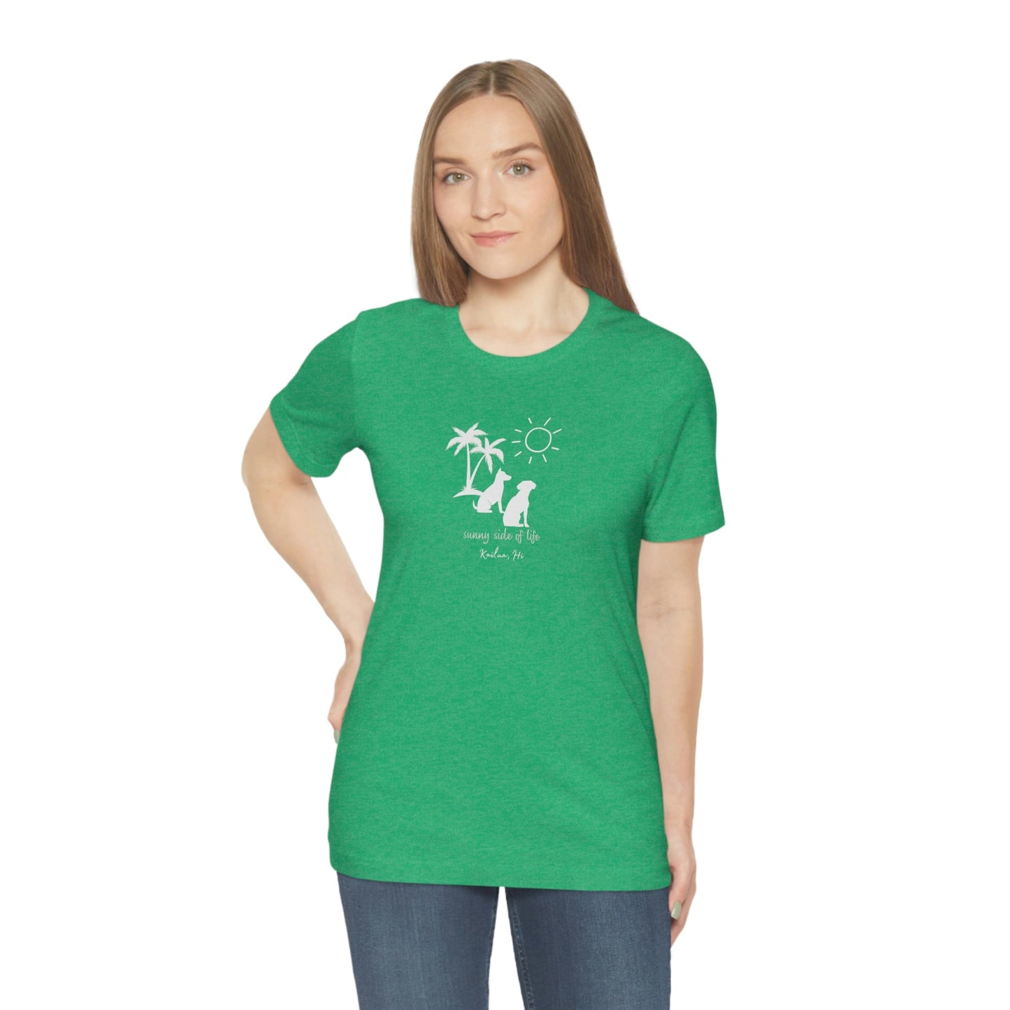 Dog Sunny Side Unisex Jersey Tee - Global Village Kailua Boutique