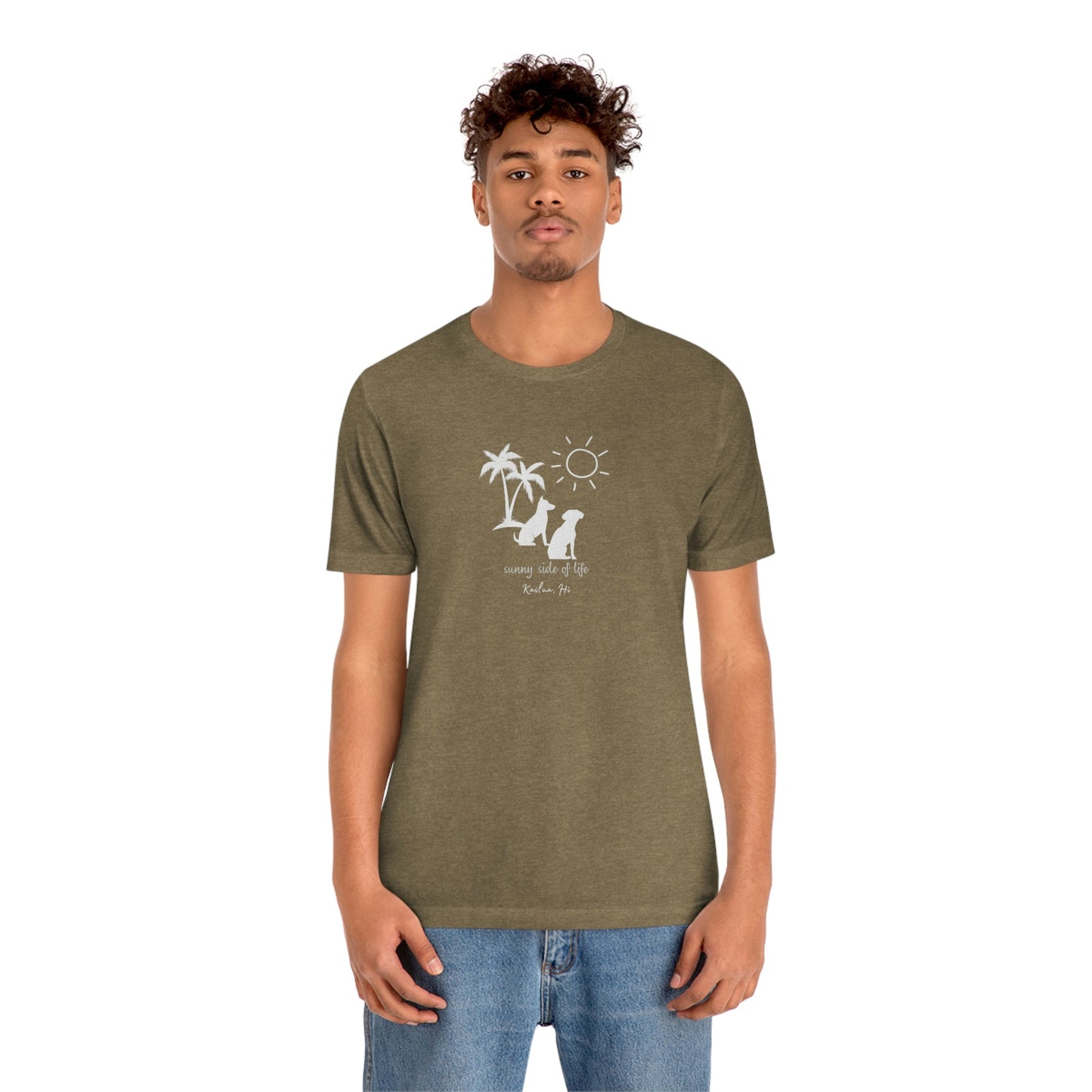 Dog Sunny Side Unisex Jersey Tee - Global Village Kailua Boutique
