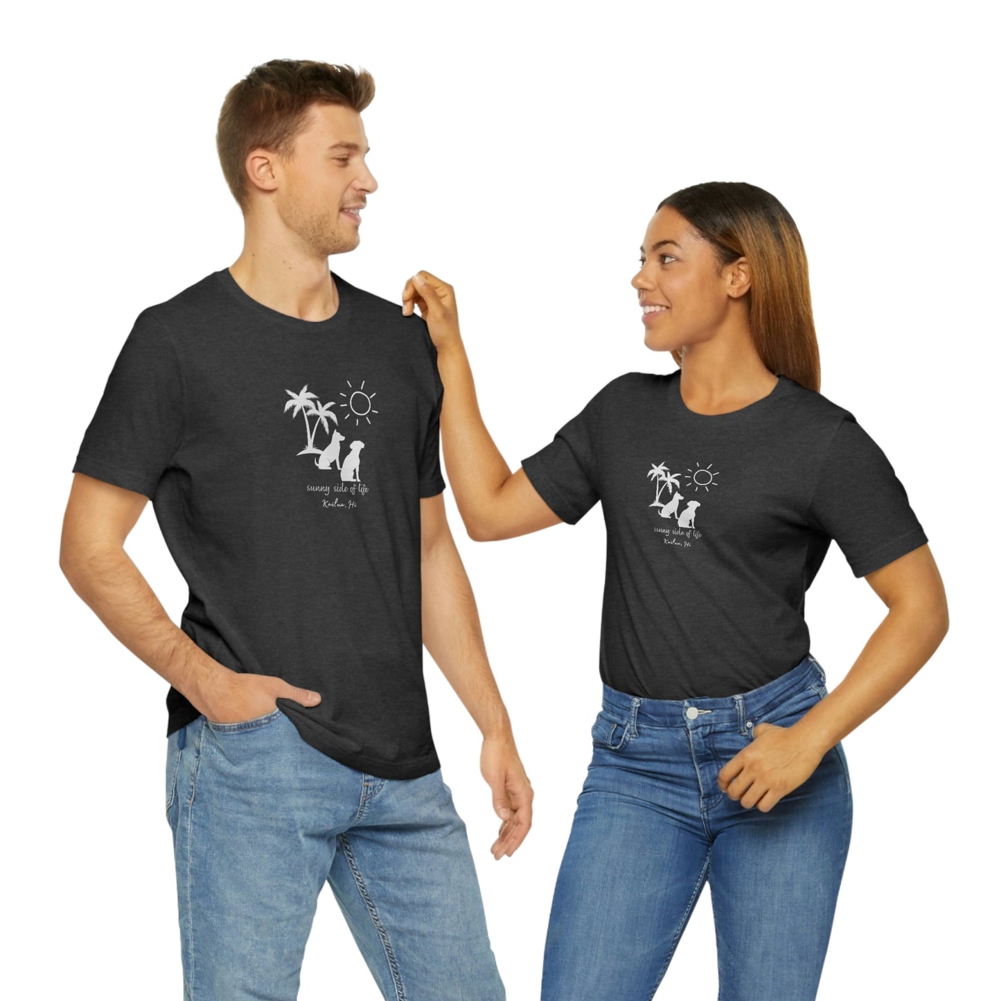 Dog Sunny Side Unisex Jersey Tee - Global Village Kailua Boutique