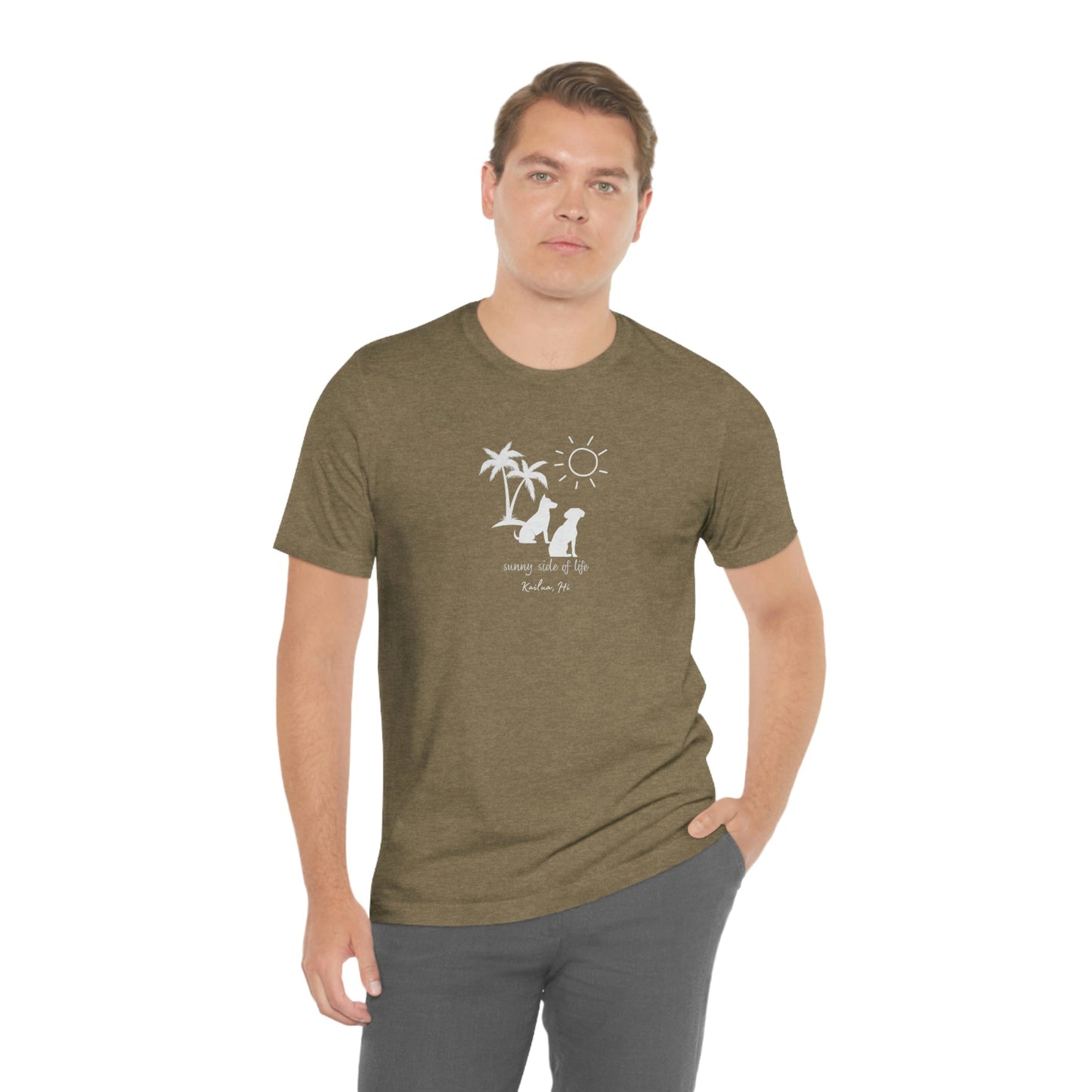 Dog Sunny Side Unisex Jersey Tee - Global Village Kailua Boutique
