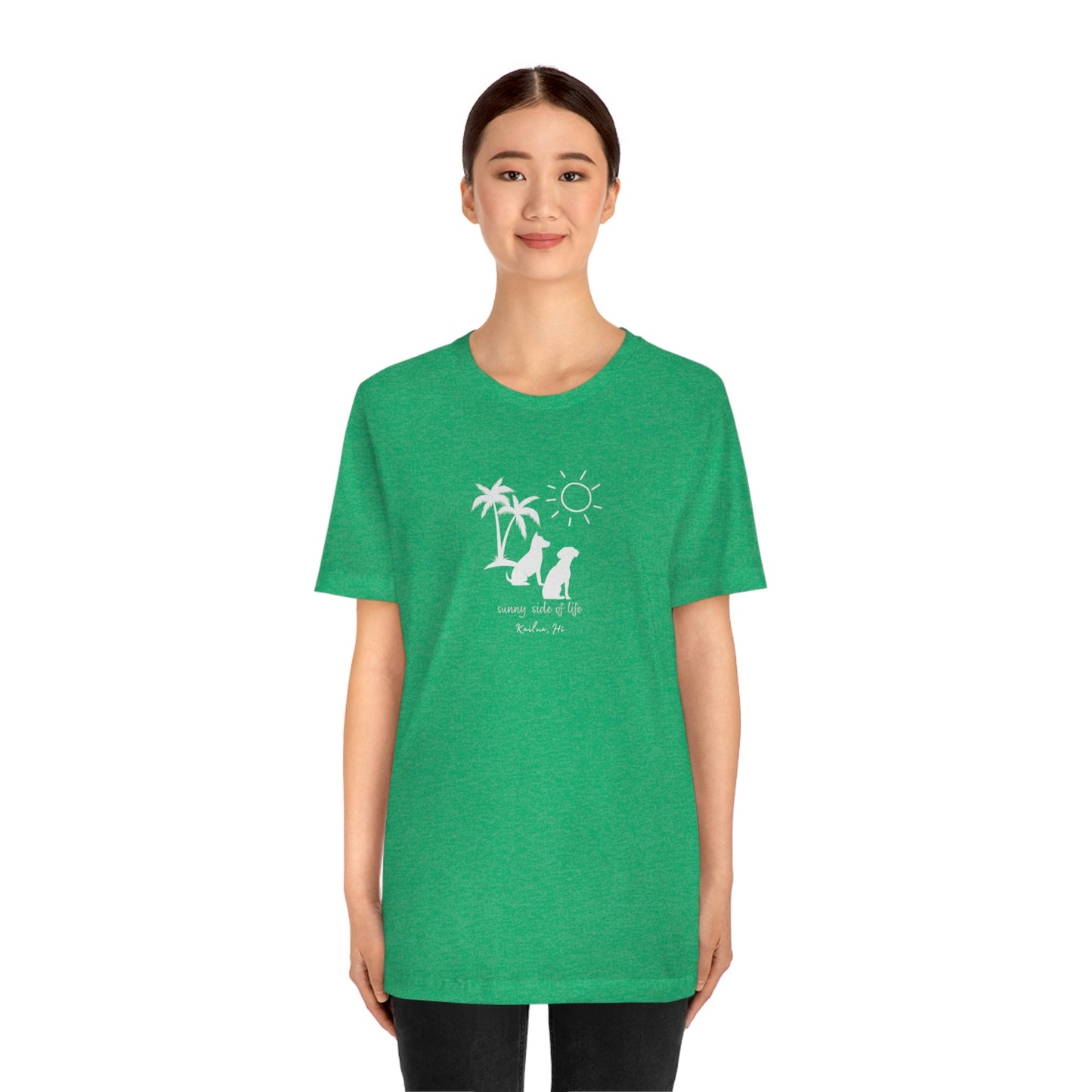 Dog Sunny Side Unisex Jersey Tee - Global Village Kailua Boutique