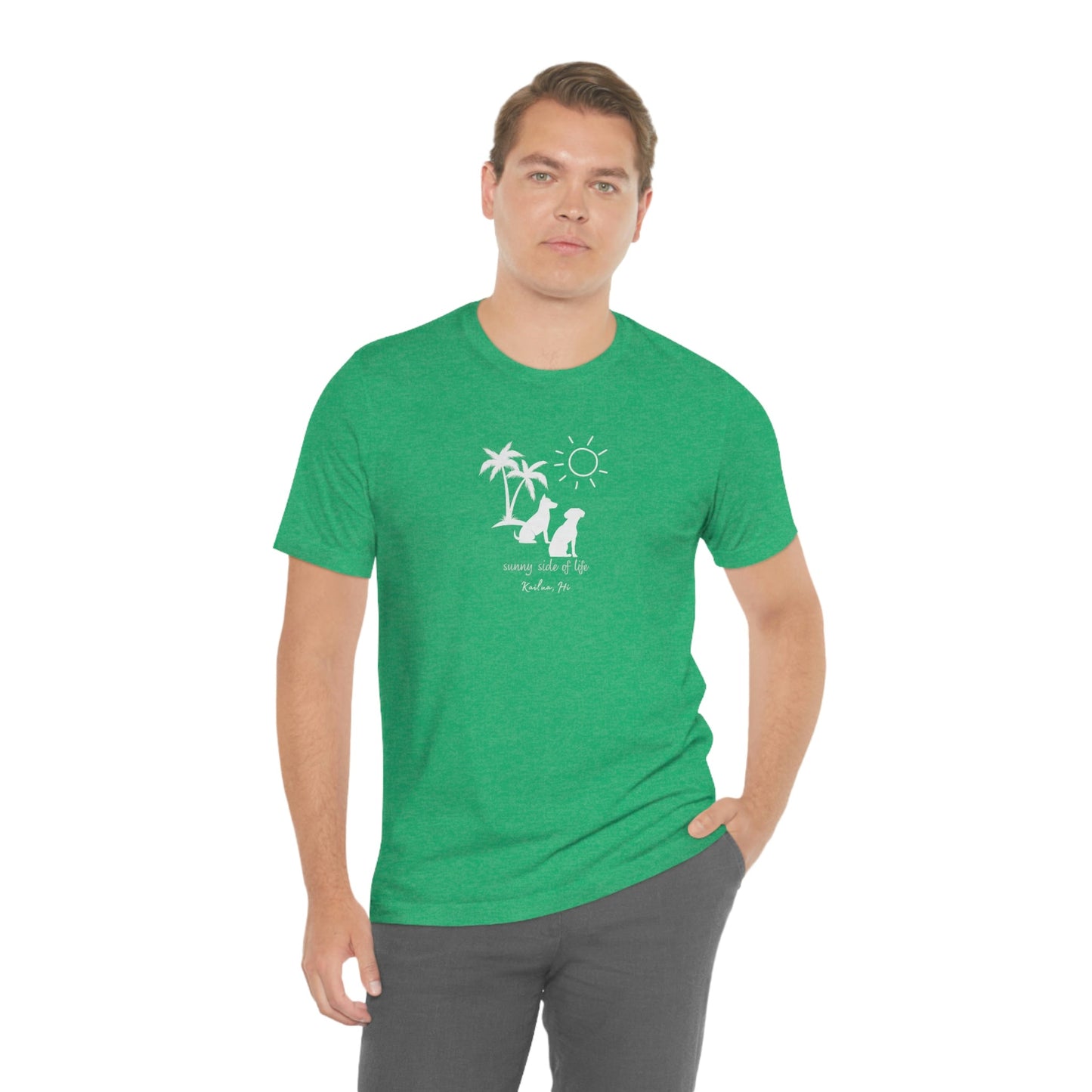 Dog Sunny Side Unisex Jersey Tee - Global Village Kailua Boutique