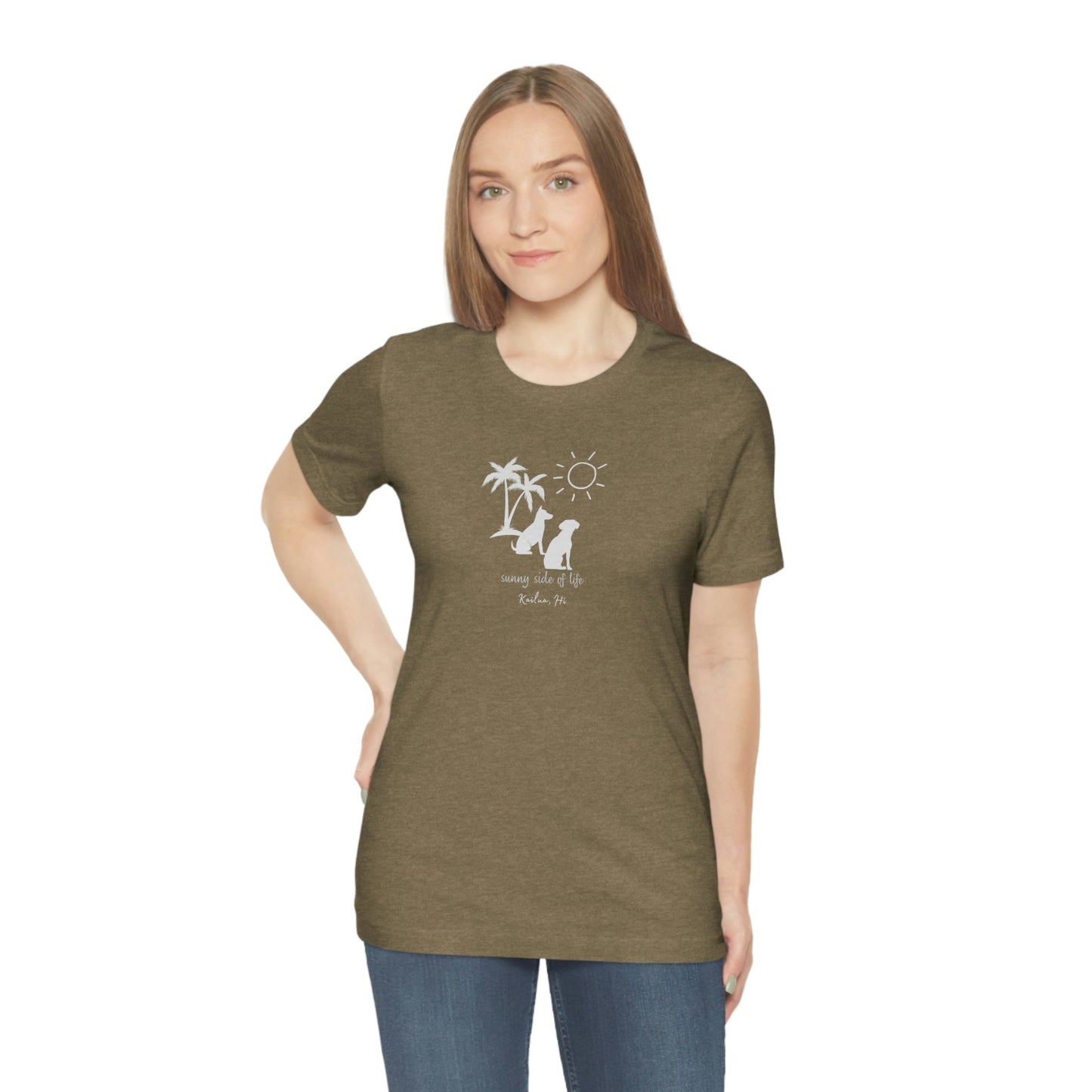 Dog Sunny Side Unisex Jersey Tee - Global Village Kailua Boutique