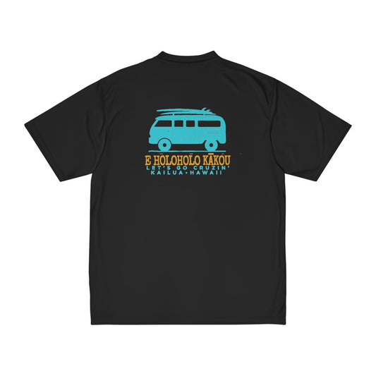 E Holoholo Kākou Performance T-Shirt - Global Village Kailua Boutique