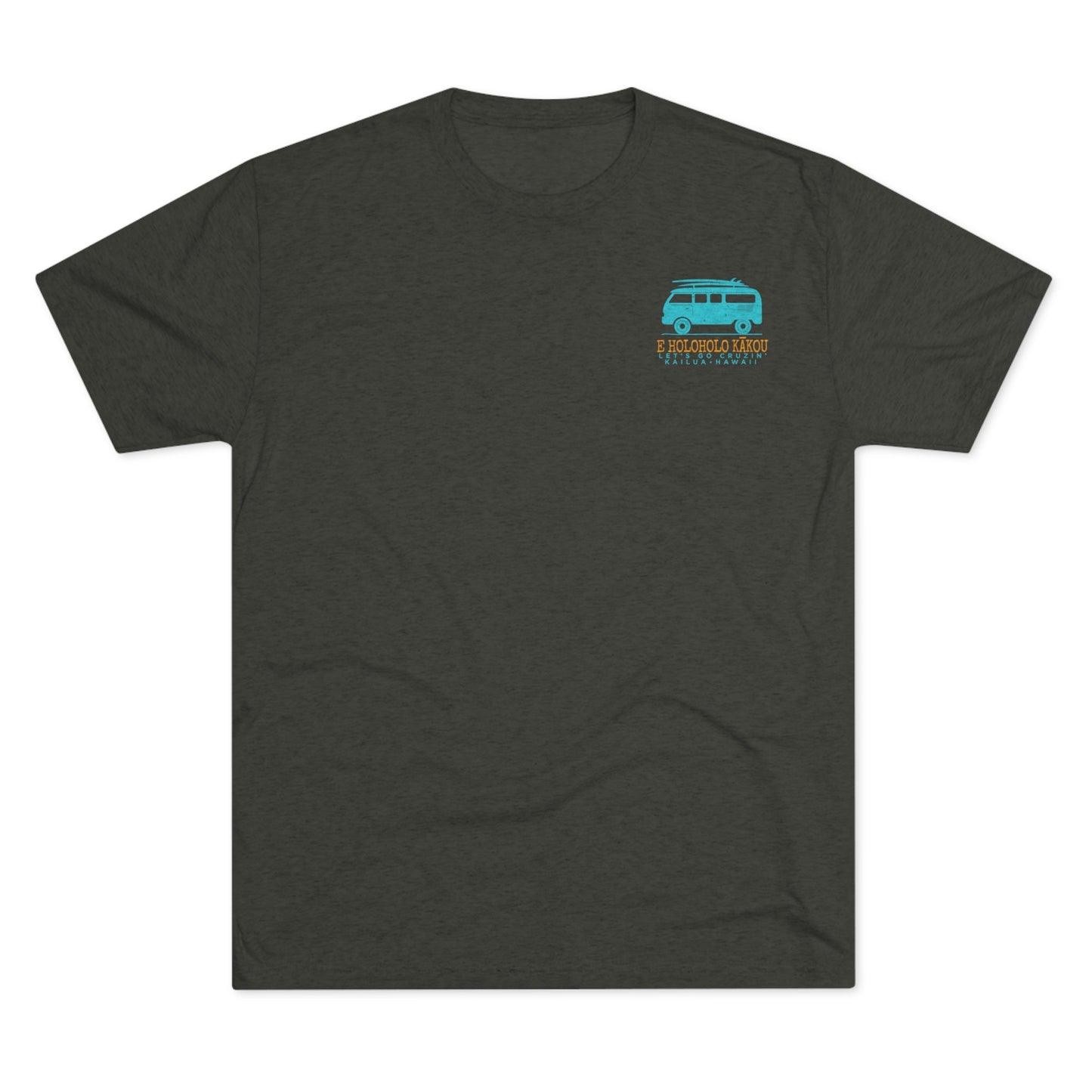 E Holoholo Kākou Unisex Tri-Blend Crew Tee - Global Village Kailua Boutique