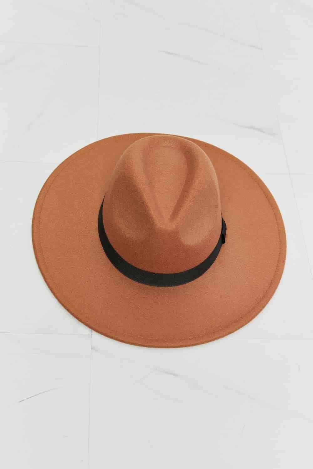 Enjoy The Simple Things Fedora Hat - Global Village Kailua Boutique