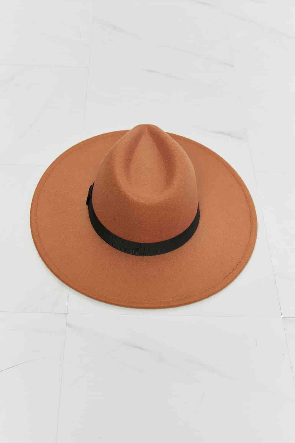 Enjoy The Simple Things Fedora Hat - Global Village Kailua Boutique