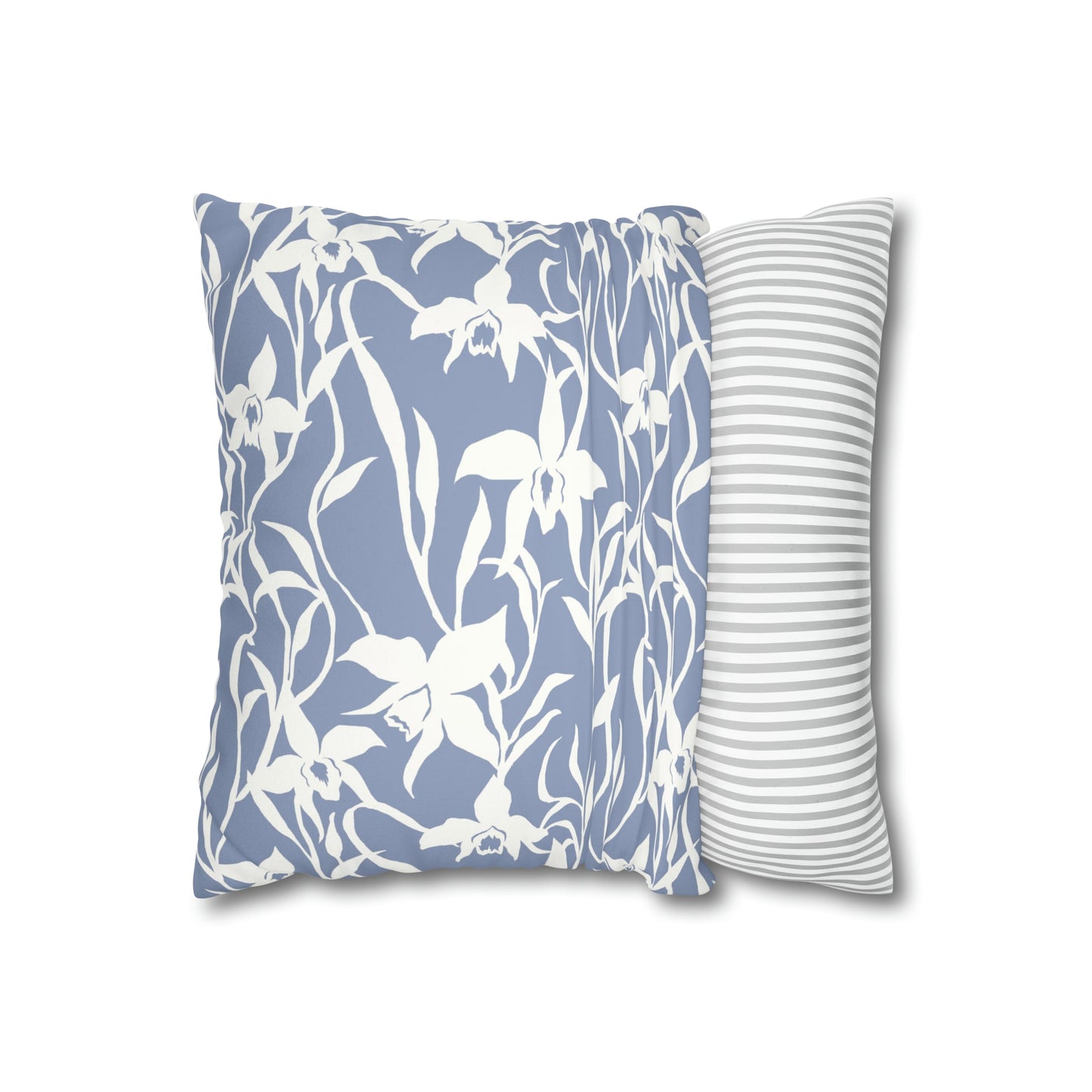 Faux Suede Square Pillow Case Orchid Periwinkle (4 sizes) - Global Village Kailua Boutique