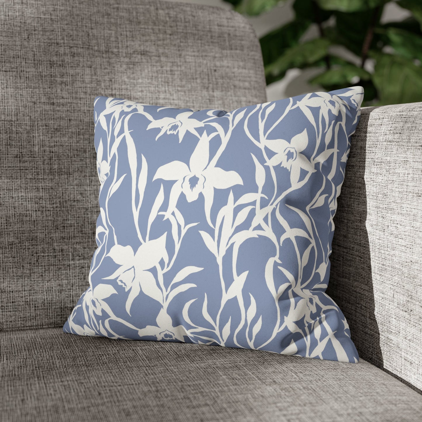 Faux Suede Square Pillow Case Orchid Periwinkle (4 sizes) - Global Village Kailua Boutique