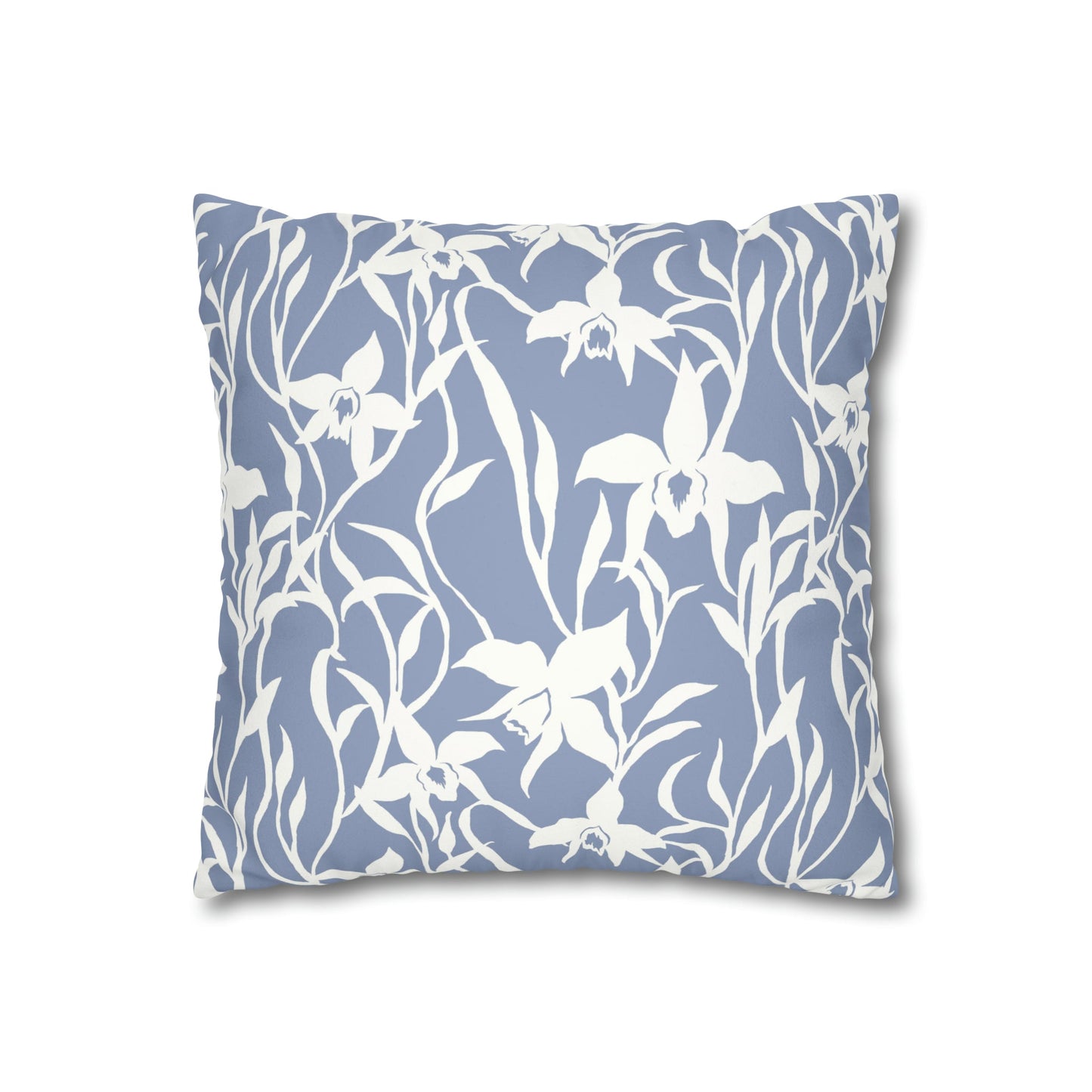 Faux Suede Square Pillow Case Orchid Periwinkle (4 sizes) - Global Village Kailua Boutique