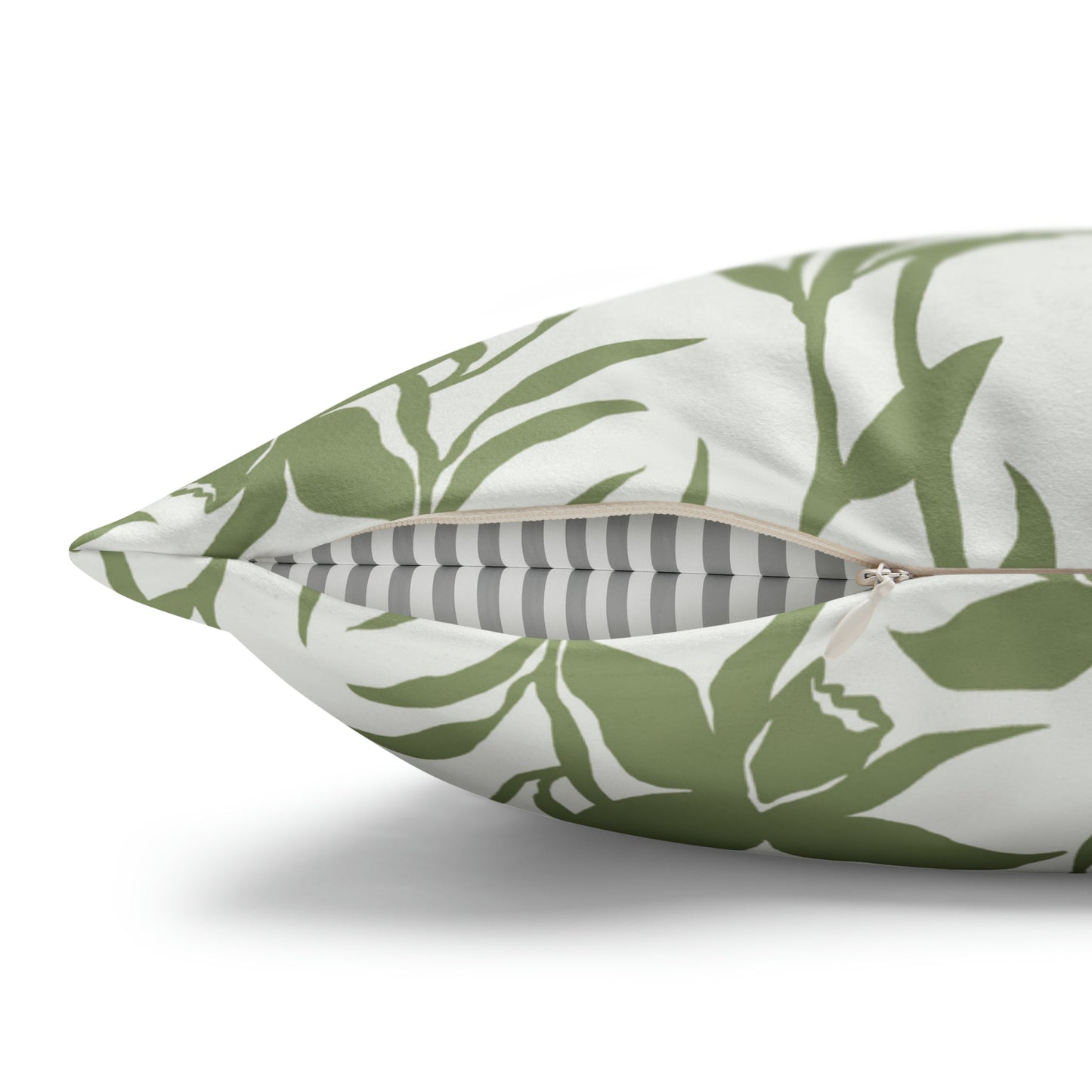 Faux Suede Square Pillow Case Orchid Sage (4 sizes) - Global Village Kailua Boutique