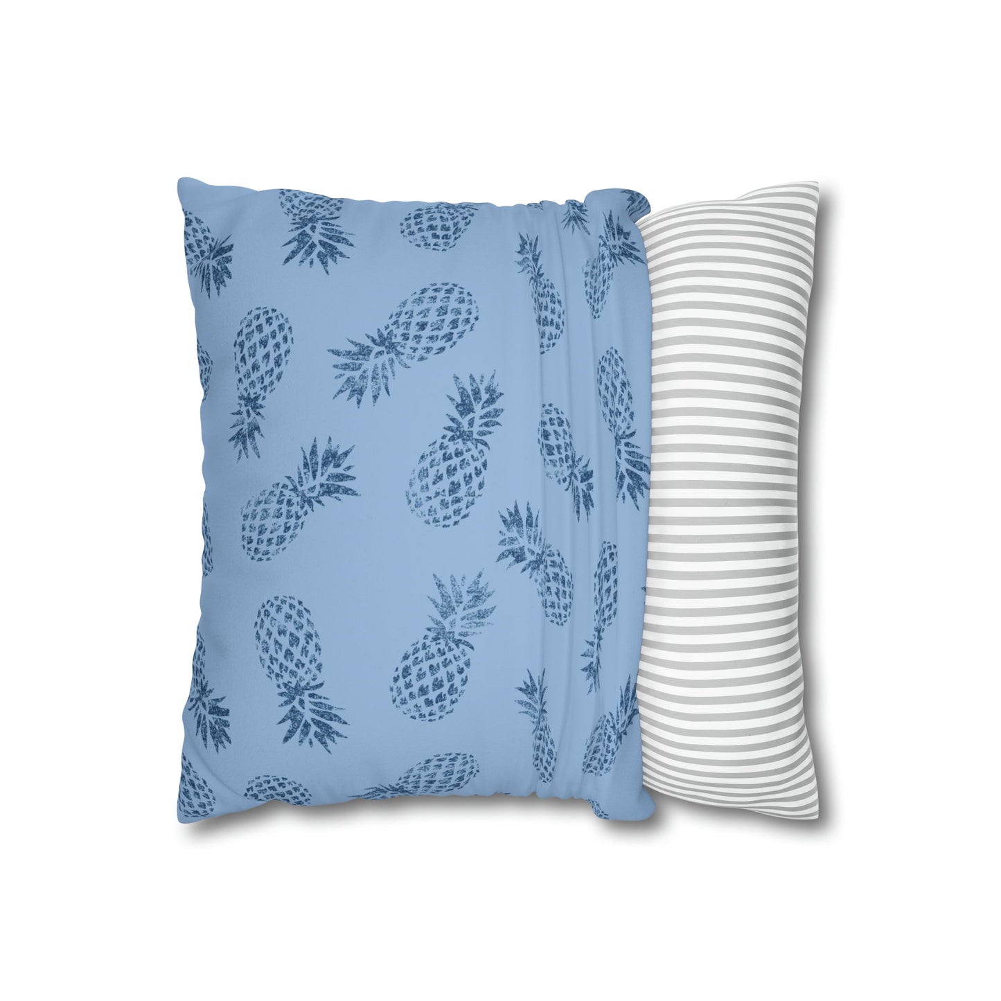 Faux Suede Square Pillow Case Pineapple Blueberry Milk (4 sizes) - Global Village Kailua Boutique