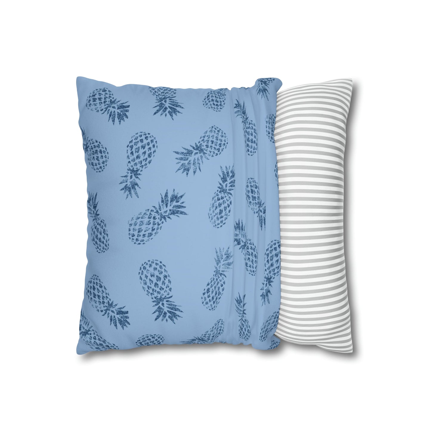 Faux Suede Square Pillow Case Pineapple Blueberry Milk (4 sizes) - Global Village Kailua Boutique