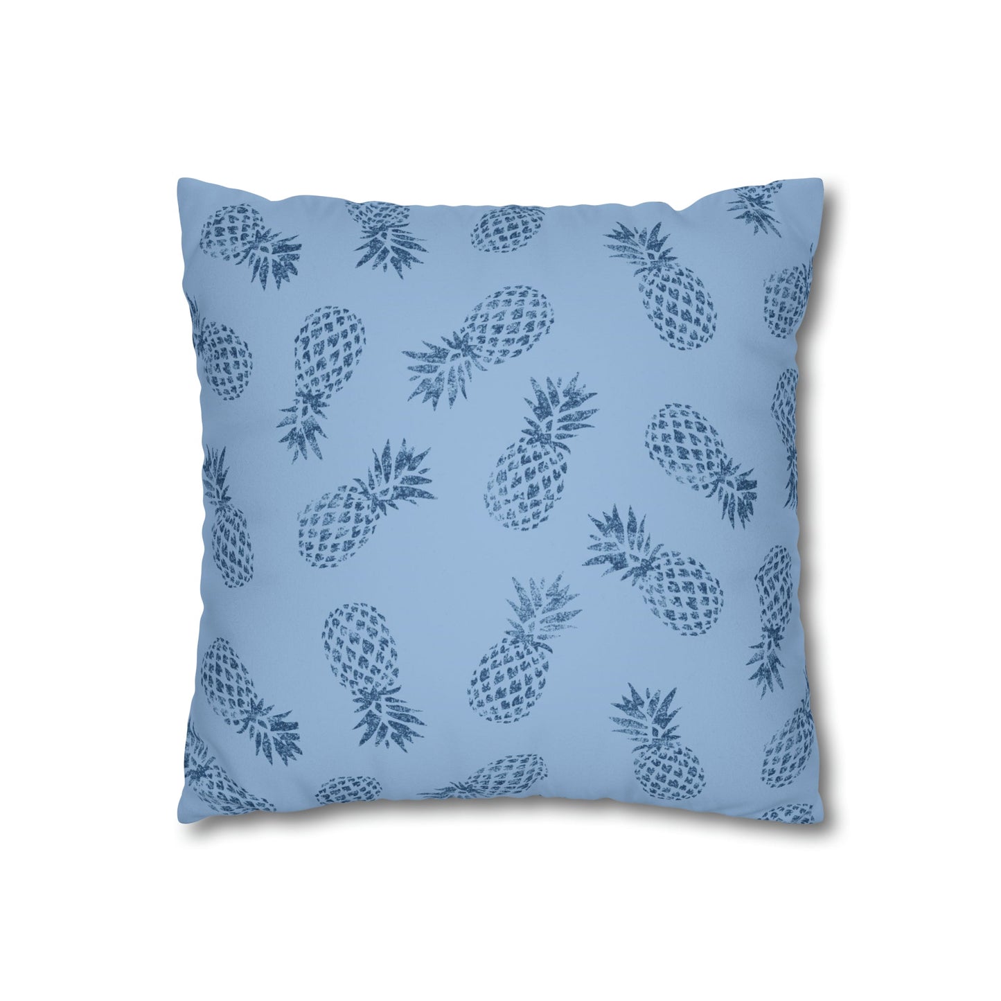 Faux Suede Square Pillow Case Pineapple Blueberry Milk (4 sizes) - Global Village Kailua Boutique
