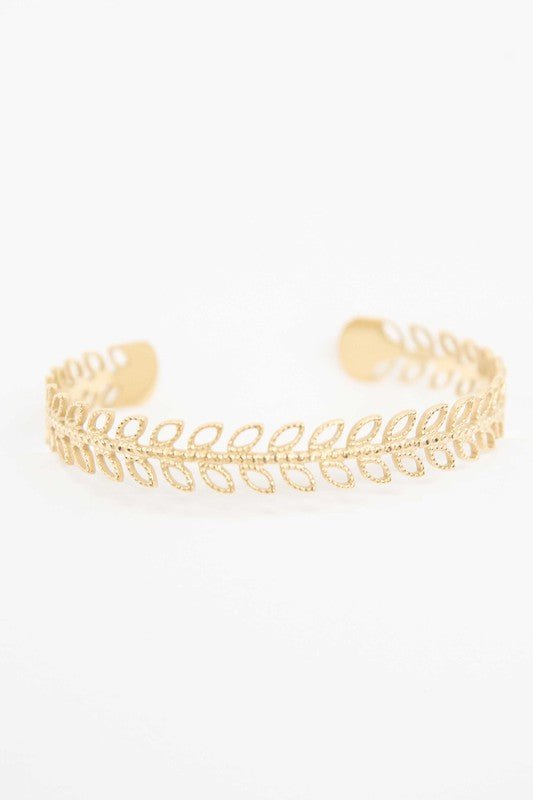 Fern Cuff Bracelet - Global Village Kailua Boutique