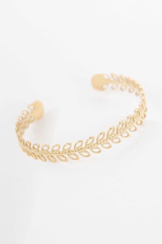 Fern Cuff Bracelet - Global Village Kailua Boutique