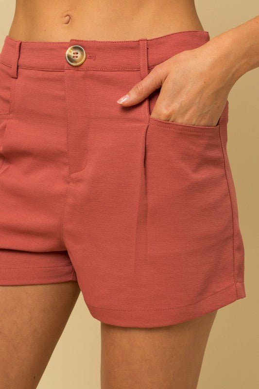 Front Pleated Short Global Village Kailua Boutique