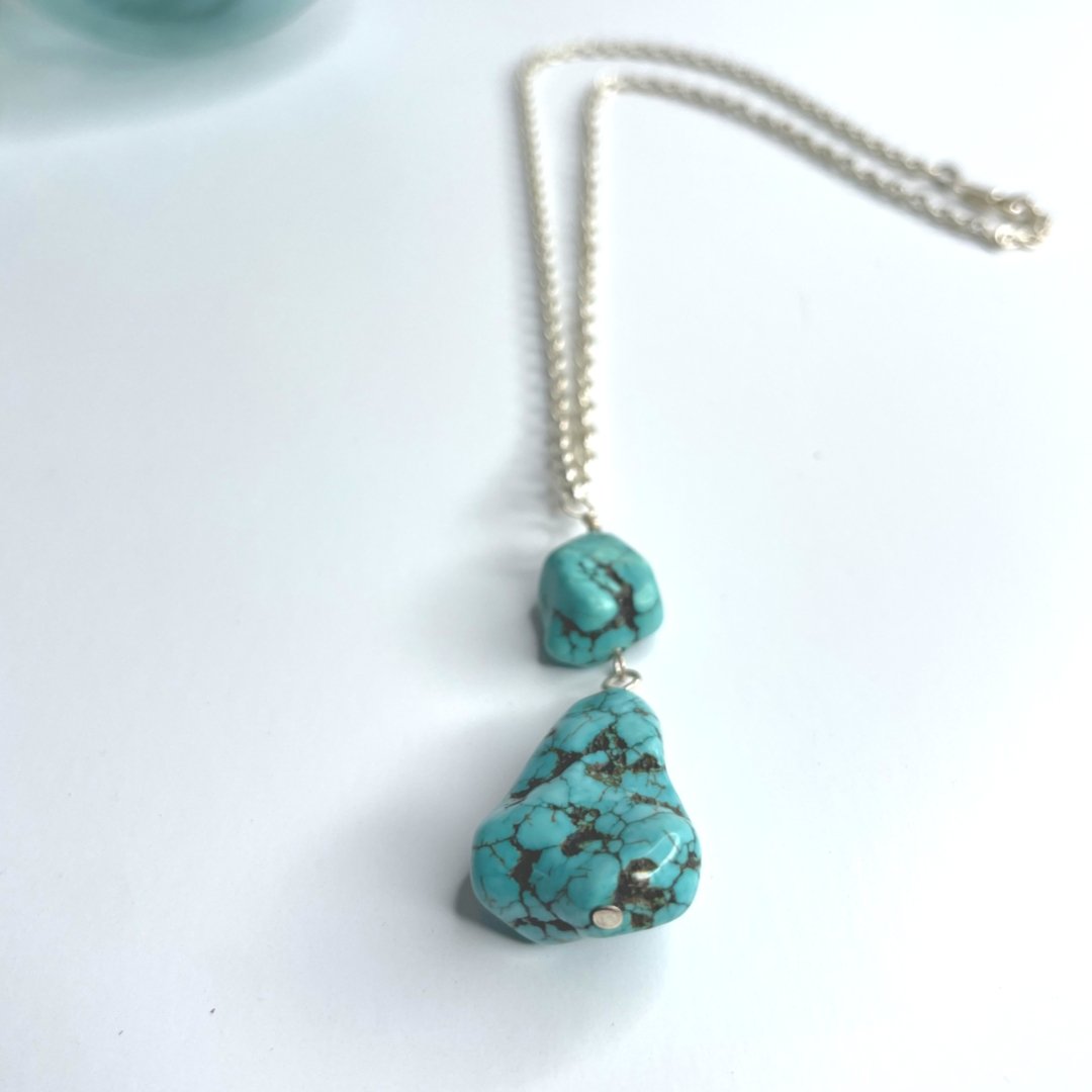 Gemstone Statement Necklace - Global Village Kailua Boutique