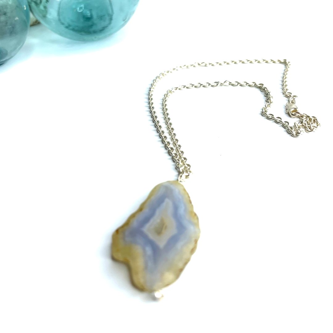 Gemstone Statement Necklace - Global Village Kailua Boutique