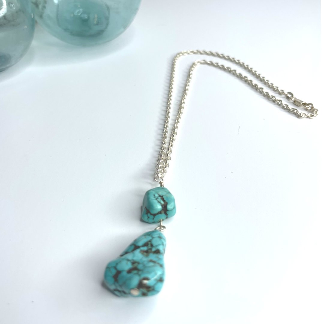 Gemstone Statement Necklace - Global Village Kailua Boutique