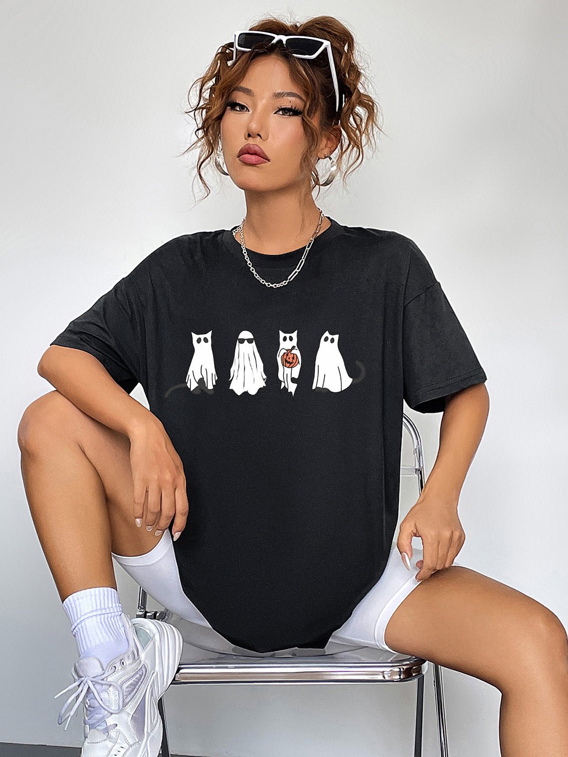 Ghost Graphic T-Shirt - Global Village Kailua Boutique