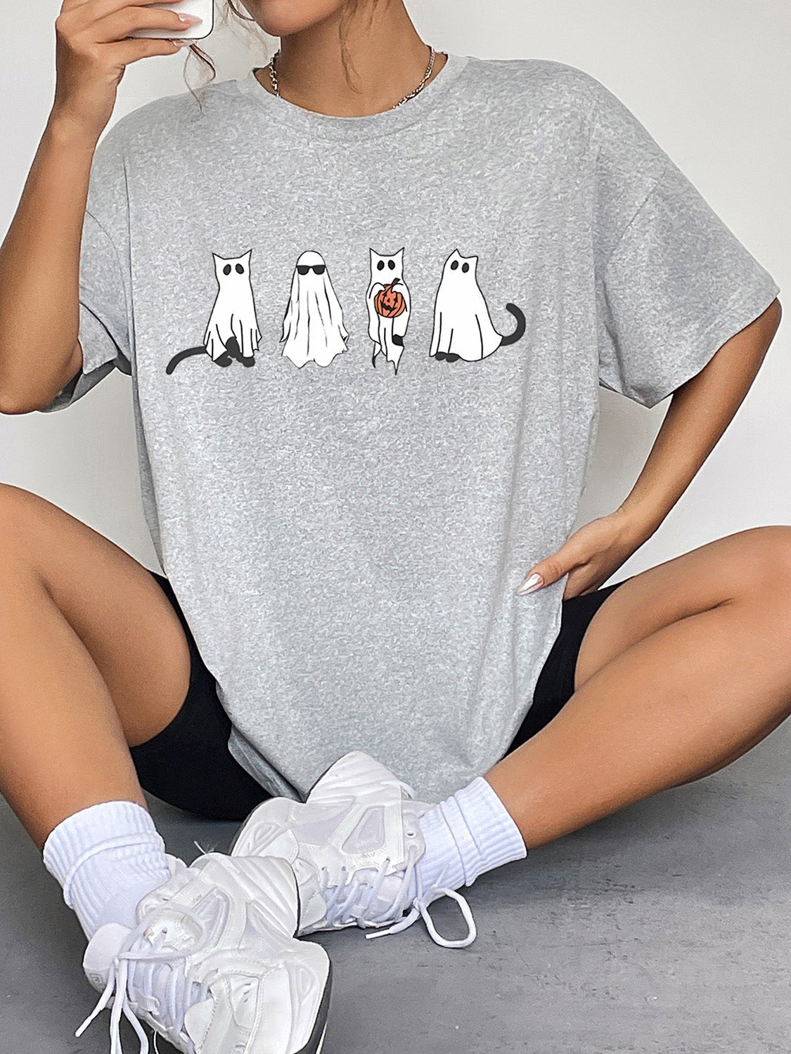 Ghost Graphic T-Shirt - Global Village Kailua Boutique