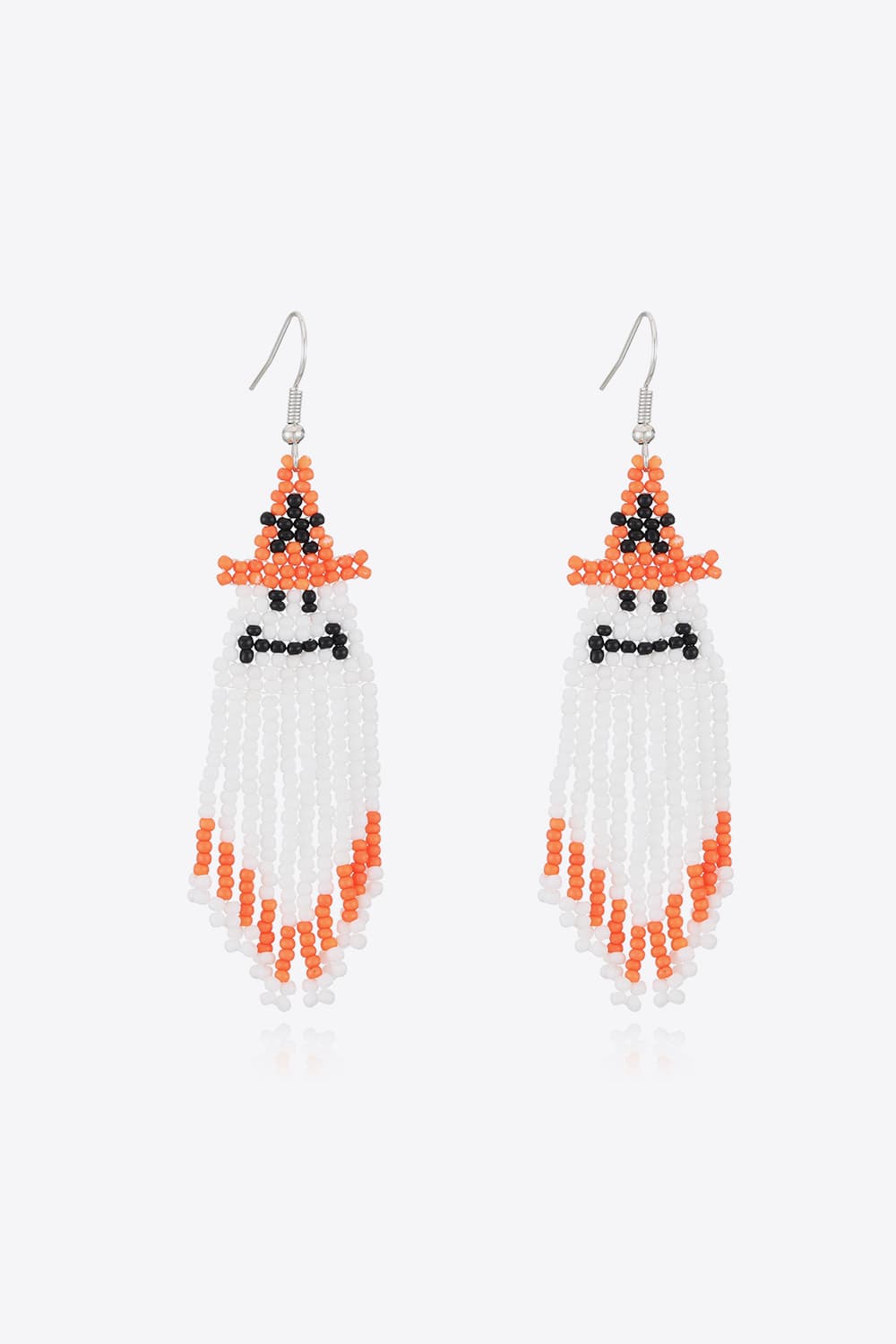 Halloween Bead Fringe Earrings - Global Village Kailua Boutique