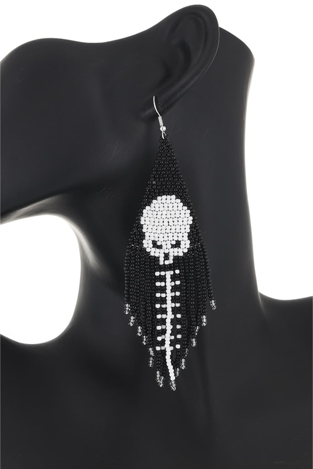 Halloween Bead Fringe Earrings - Global Village Kailua Boutique