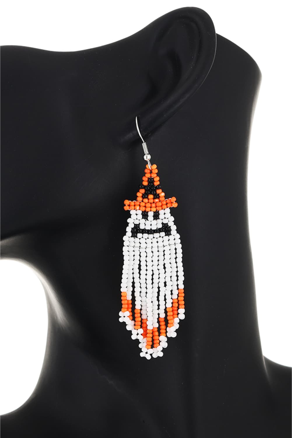 Halloween Bead Fringe Earrings - Global Village Kailua Boutique