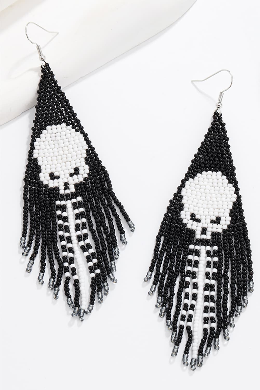 Halloween Bead Fringe Earrings - Global Village Kailua Boutique