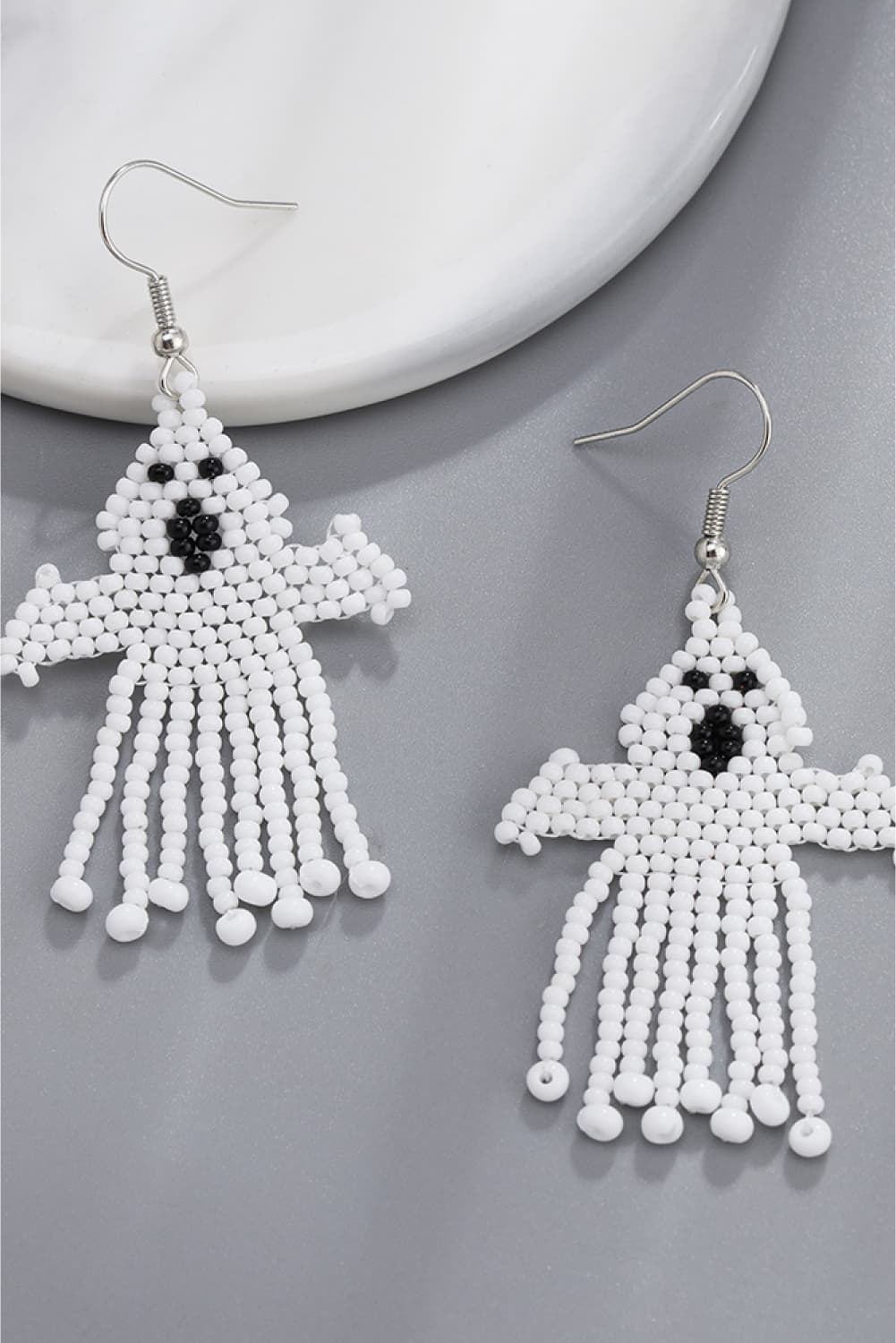 Halloween Bead Fringe Earrings - Global Village Kailua Boutique