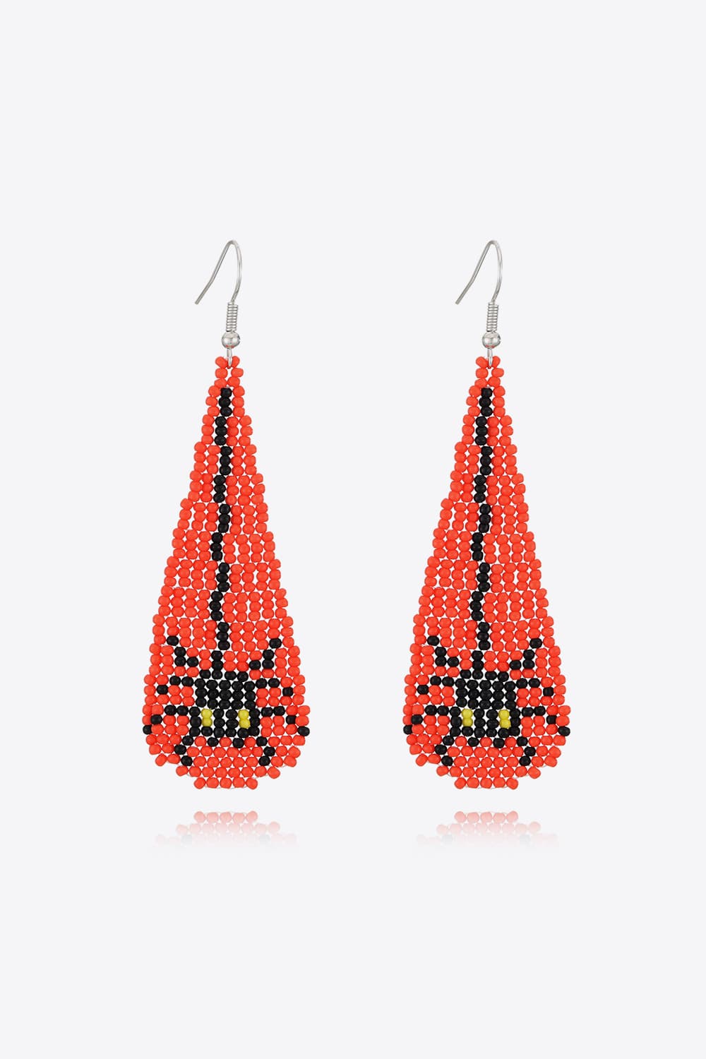 Halloween Bead Fringe Earrings - Global Village Kailua Boutique