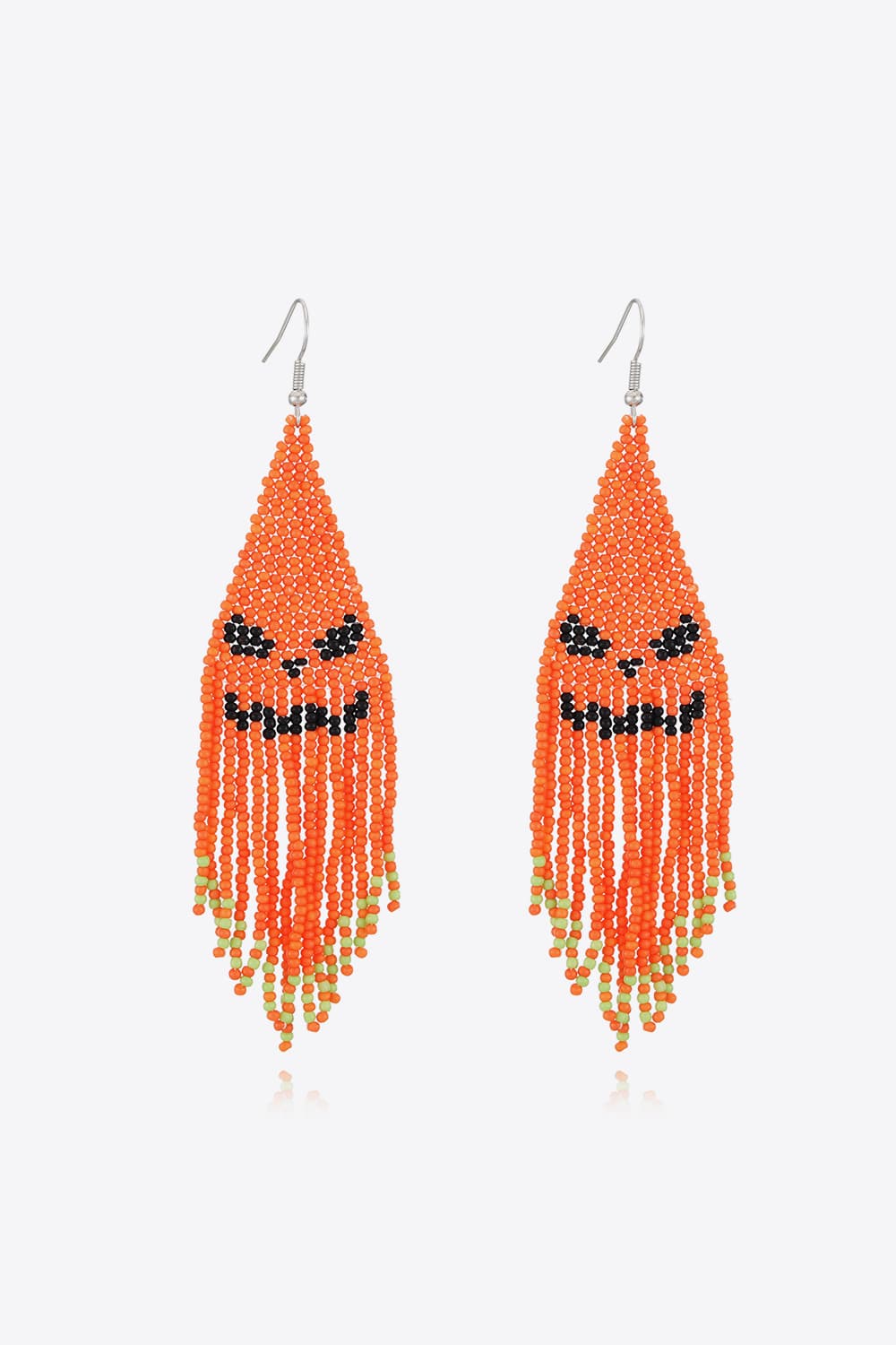 Halloween Bead Fringe Earrings - Global Village Kailua Boutique
