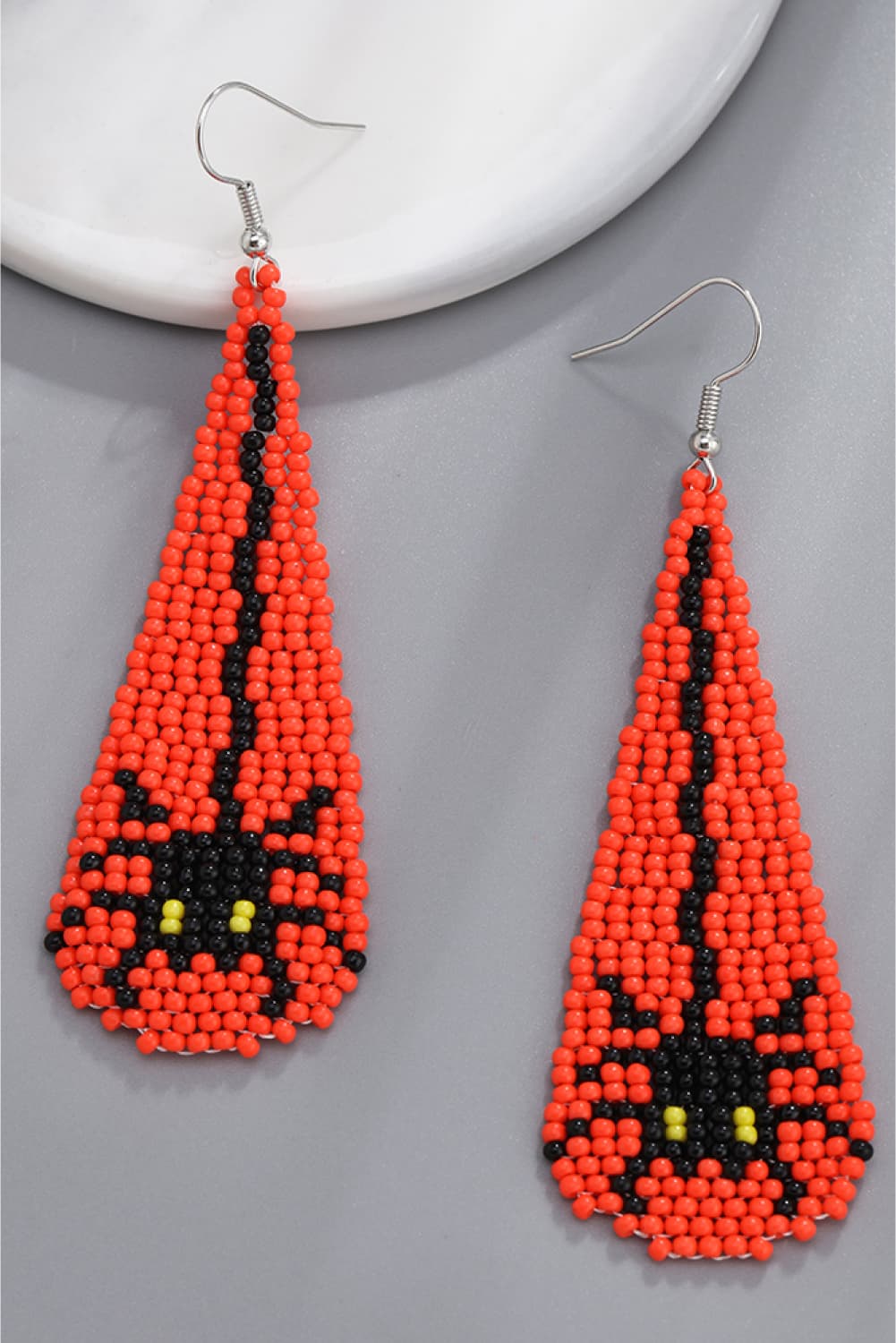 Halloween Bead Fringe Earrings - Global Village Kailua Boutique
