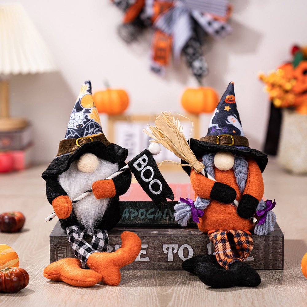 Halloween Long Leg Gnomes - Global Village Kailua Boutique