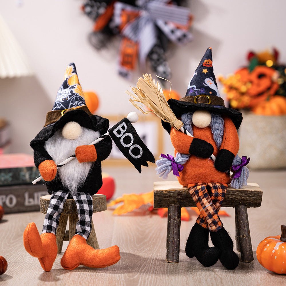Halloween Long Leg Gnomes - Global Village Kailua Boutique