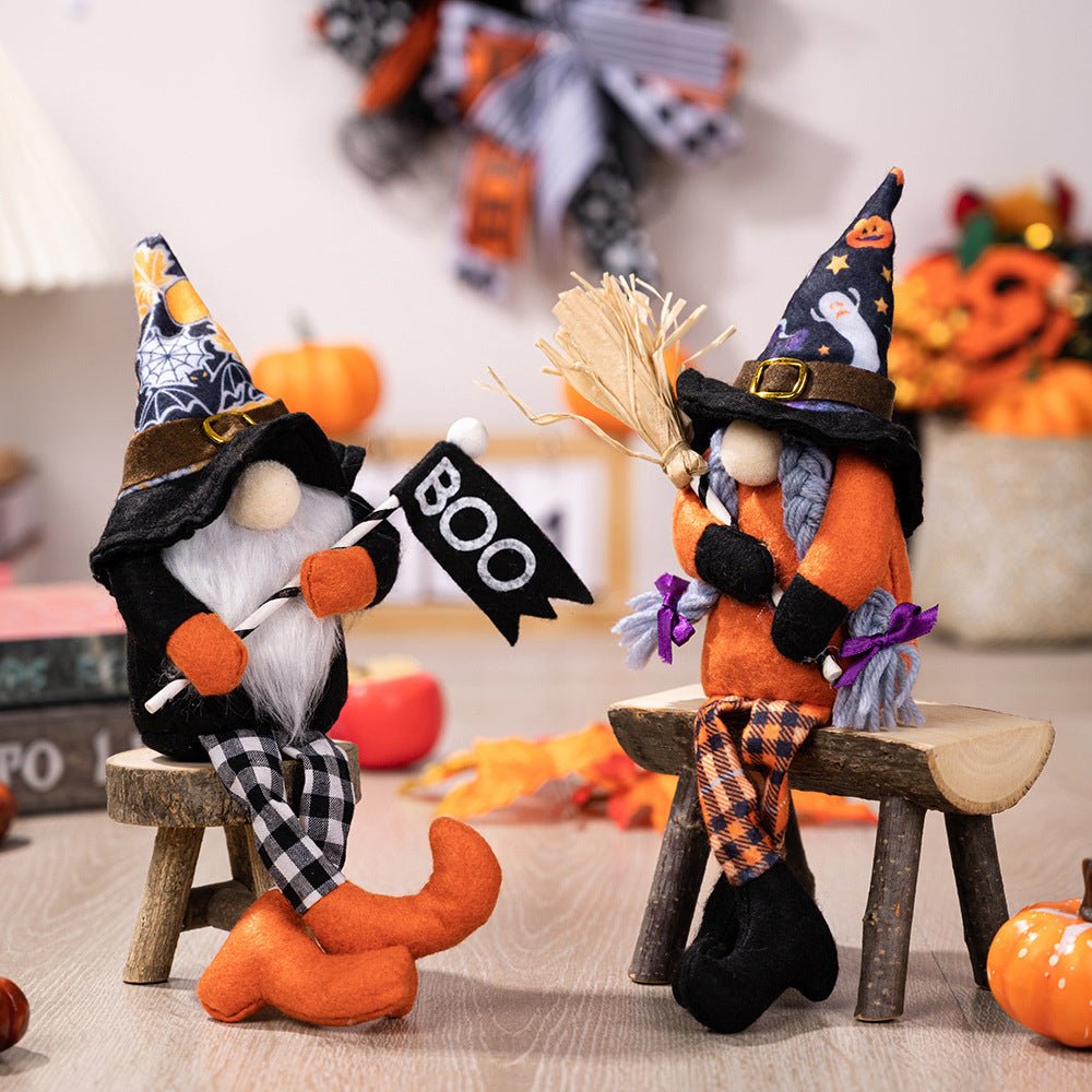 Halloween Long Leg Gnomes - Global Village Kailua Boutique
